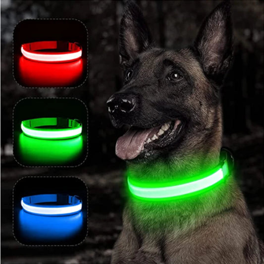 USB Tölthető Világító Kutyanyakörv