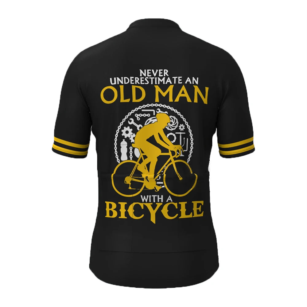 Premium quality team cycling jersey - short-sleeved, breathable, pocketed MTB and road cycling top in unisex design