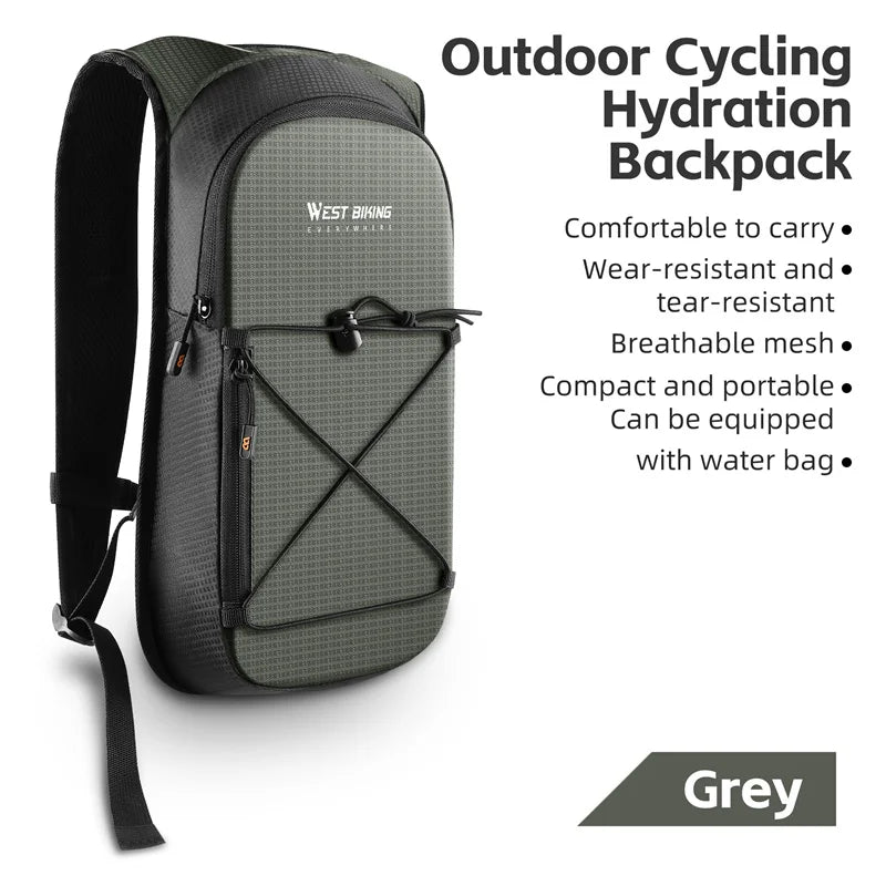 WEST BIKING Cycling Hydration Backpack – 10L/16L Waterproof Sports Bag for Hiking, Running, Cycling
