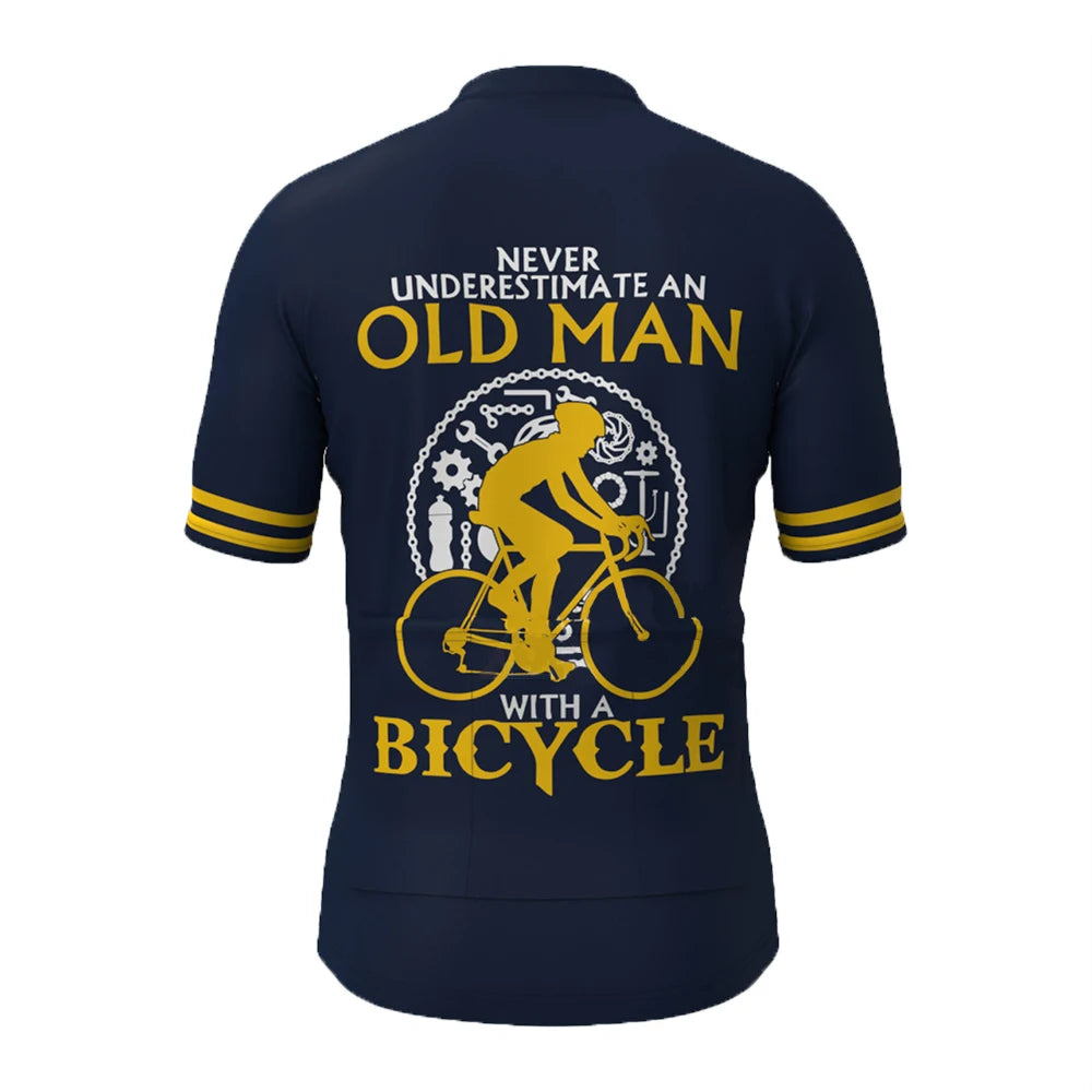 Premium quality team cycling jersey - short-sleeved, breathable, pocketed MTB and road cycling top in unisex design