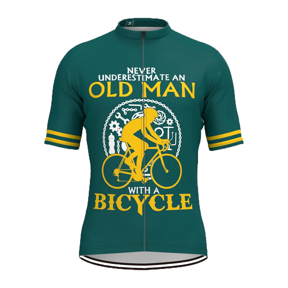 Premium quality team cycling jersey - short-sleeved, breathable, pocketed MTB and road cycling top in unisex design