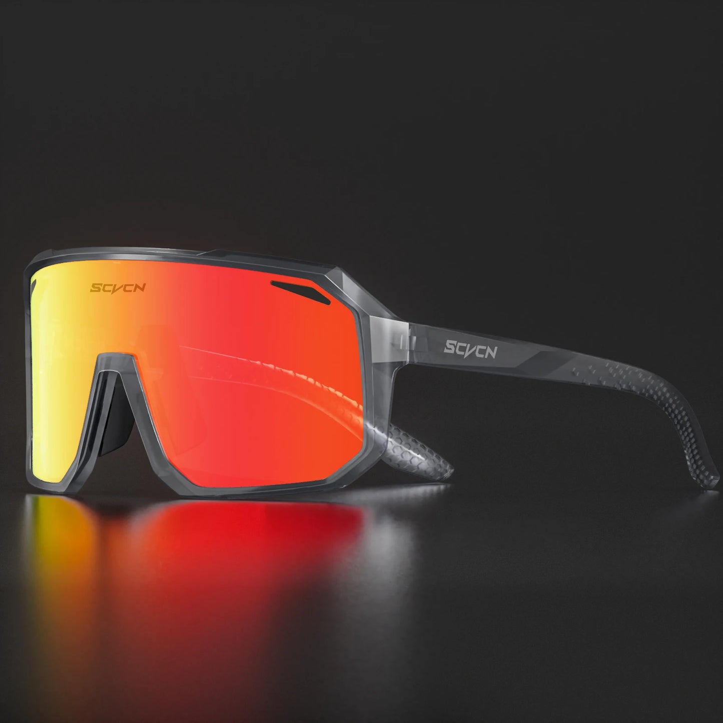 SCVCN kerékpáros napszemüveg – UV400+fényre sötétedő lencsével, TR90 vázzal, uniszex sportos szemüveg MTB-hez, túrázáshoz, országúti biciklizéshez