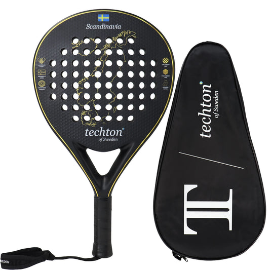 Carbon Fiber Padel Ütő Tokkal – 100% Karbon, 3K/12K, 3D Felület, 2023-as