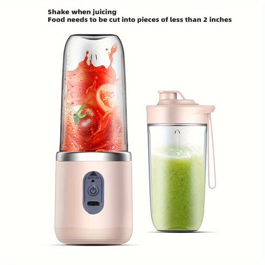 400 ml Hordozható Elektromos Turmixgép – Újratölthető, Vezeték Nélküli Mini Smoothie Mixer